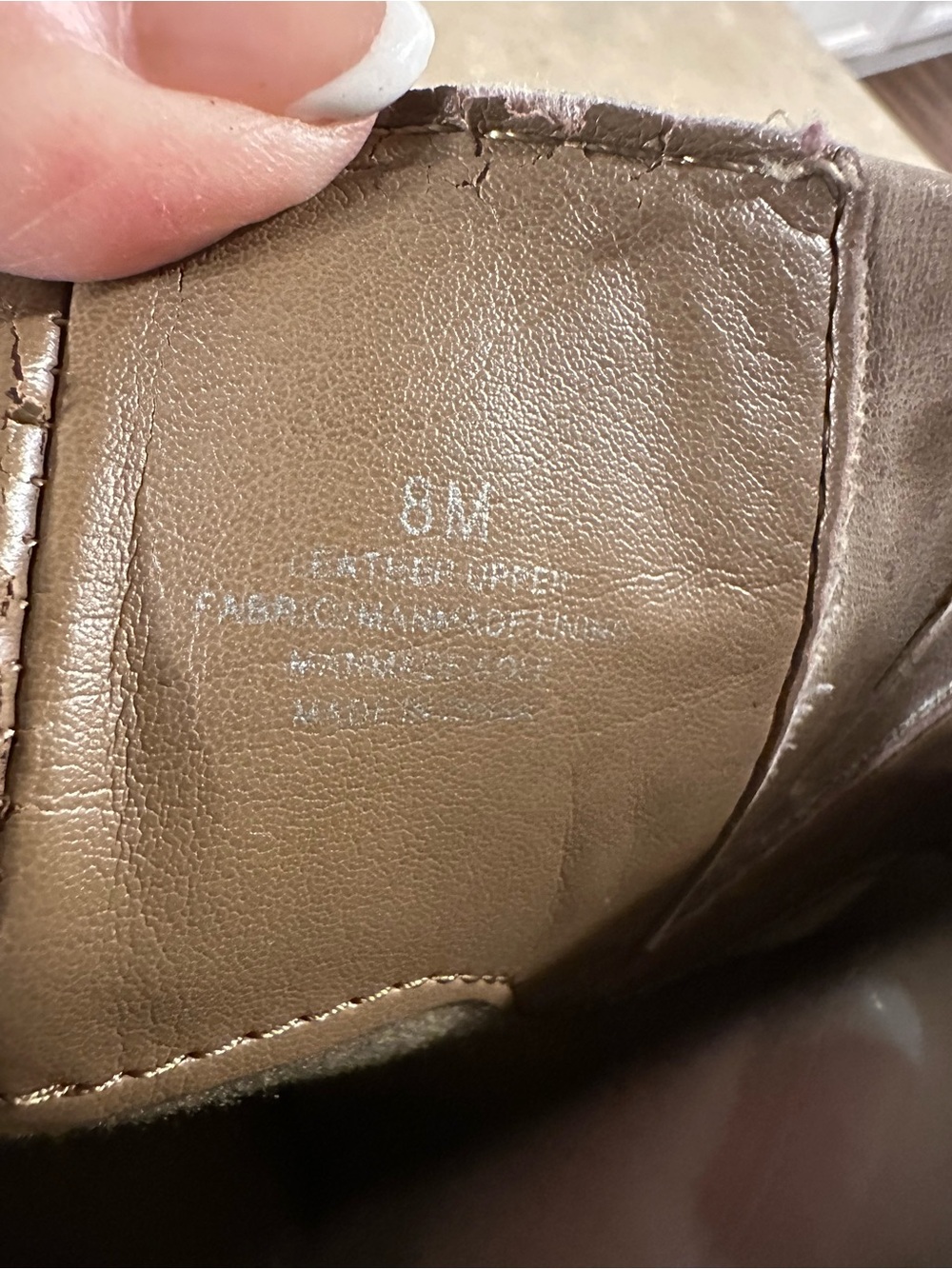 Tall Taupe Gianni Bini Leather Riding Boots - Picture 12 of 12